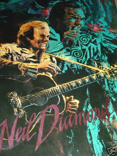 NEIL DIAMOND- Rare Vintage  1991 Tour Concert Program Tour Pictures 91 Tour 